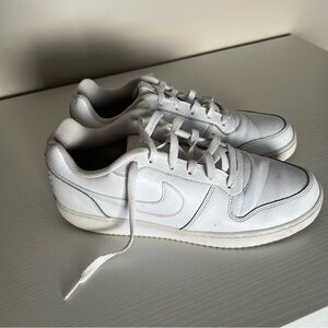 Nike Court Vision Low Triple White Men Sneakers Size 10